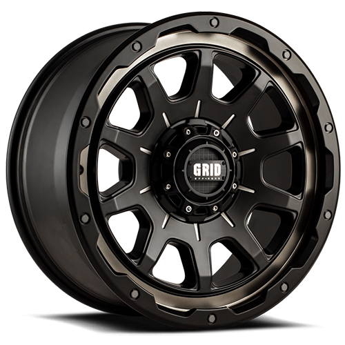 Grid Offroad GD15 Double Dark Tint W/ Matte Black Lip - Part Number GD15-20090052T0087 Grid Offroad GD15 Double Dark Tint W/ Matte Black Lip Photo