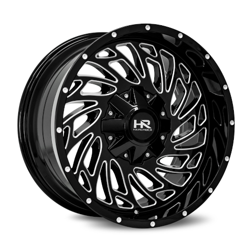 Hardrock H710 Gloss Black Milled - Part Number H710-201281051GBM Hardrock H710 Gloss Black Milled Photo