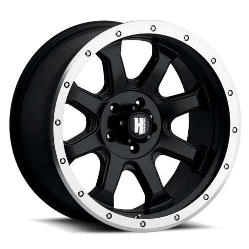 Havok 105 Matte Flat Black Milled W/ Milled Lip