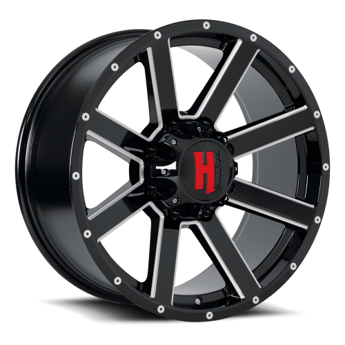 Havok 107 Black Milled W/ Machined Rivets