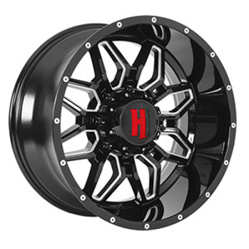 Havok H109-M Gloss Black Milled w/ Machined Lip
