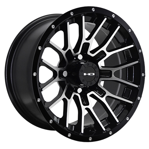 HD Golf RTC Black Machined W/ Rivets - Part Number RT127042-14BK-R HD Golf RTC Black Machined W/ Rivets Photo