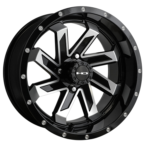 HD Golf SAW Gloss Black Machined - Part Number SA147042-14BK HD Golf SAW Gloss Black Machined Photo