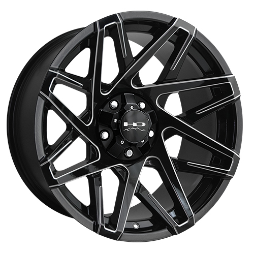 HD Offroad Canyon Black Milled Edges - Part Number CY3201066-25GB-M HD Offroad Canyon Black Milled Edges Photo