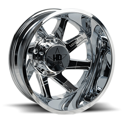 Luxxx HD Offroad LHD-14 Chrome Dually Rear - Part Number DUALLYHD14-208258165-192Y-C-R Luxxx HD Offroad LHD-14 Chrome Dually Rear Photo