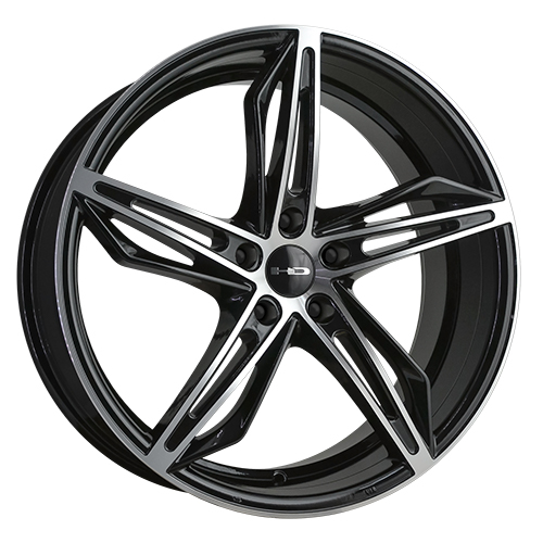 HD Wheels Fly-Cutter Gloss Black Machined - Part Number FC20856535BK HD Wheels Fly-Cutter Gloss Black Machined Photo