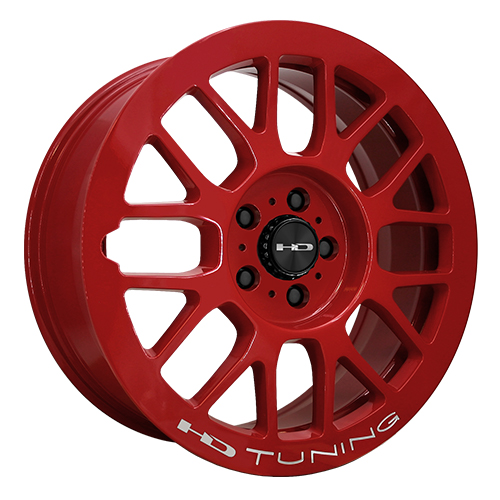 HD Wheels Gear Gloss Red W/ Milling - Part Number GE18756535R HD Wheels Gear Gloss Red W/ Milling Photo