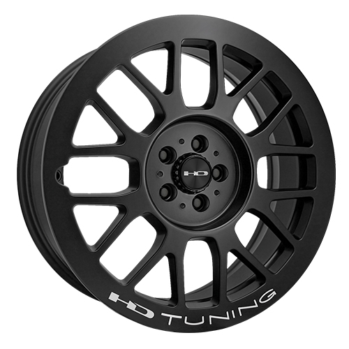 HD Wheels Gear Satin Black W/ Milling - Part Number GE18752135SB HD Wheels Gear Satin Black W/ Milling Photo