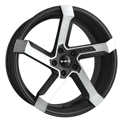 HD Wheels Kink Satin Black Machined - Part Number KN18806535SBM HD Wheels Kink Satin Black Machined Photo