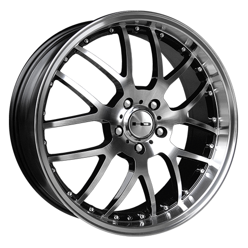 HD Wheels MSR Gloss Black Machined - Part Number MS18906525BK HD Wheels MSR Gloss Black Machined Photo