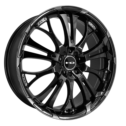 HD Wheels Spinout Gloss Black - Part Number SO18753740AGB HD Wheels Spinout Gloss Black Photo