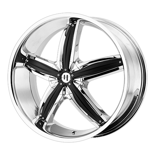 Helo HE844 Chrome W/ Gloss Black Accents - Part Number HE84488001240 Helo HE844 Chrome W/ Gloss Black Accents Photo