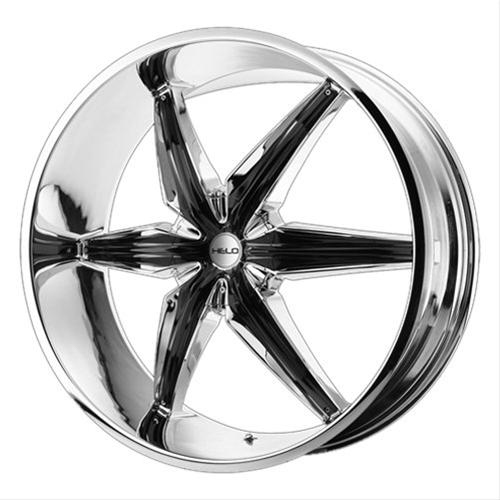 Helo HE866 Chrome W/ Gloss Black Accents - Part Number HE86628555210 Helo HE866 Chrome W/ Gloss Black Accents Photo