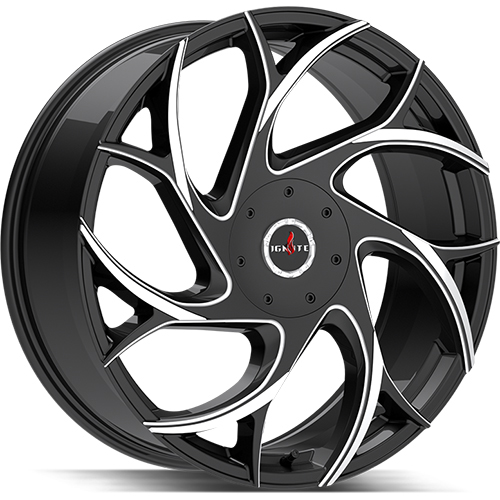 Ignite Inferno G02 Gloss Black W/ Milled Accents - Part Number G0249552818GBMLT Ignite Inferno G02 Gloss Black W/ Milled Accents Photo