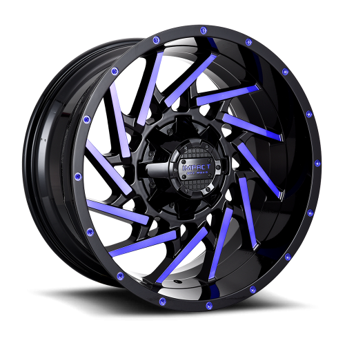 Impact 816 Black w/ Blue Machined Face