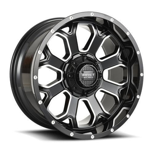 Impact 818 Gloss Black Milled