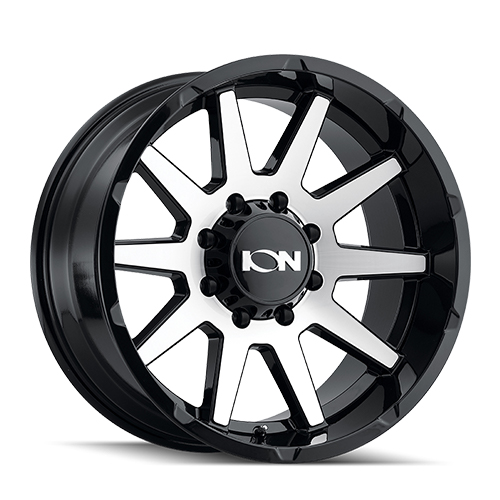 Ion Alloy 143 Gloss Black W/ Machined Face - Part Number 143-8983BM18 Ion Alloy 143 Gloss Black W/ Machined Face Photo