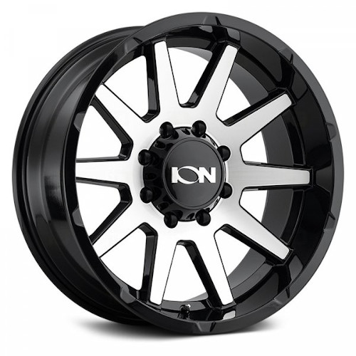 Ion Alloy 143 Gloss Black W/ Machined Face - Part Number 143-7981BM Ion Alloy 143 Gloss Black W/ Machined Face Photo