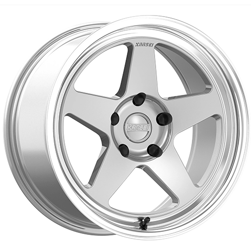 Kansei KNP Hyper Silver W/ Bright Machined Lip - Part Number K12H-188516+35 Kansei KNP Hyper Silver W/ Bright Machined Lip Photo