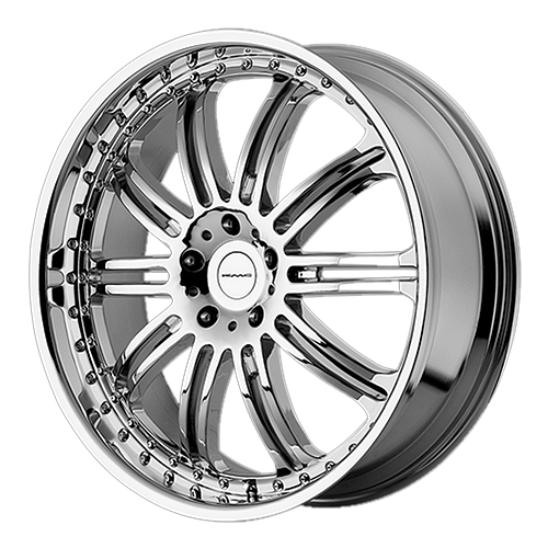 KMC KM127 Dime Chrome - Part Number KM12726060225 KMC KM127 Dime Chrome Photo