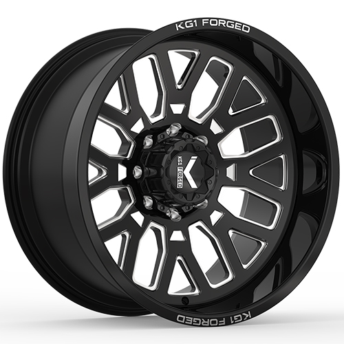 KG1 Forged Revo KC002 Gloss Black Machined - Part Number KC002221257GM KG1 Forged Revo KC002 Gloss Black Machined Photo