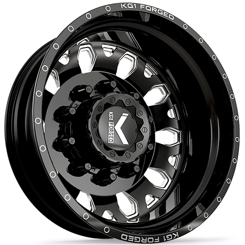 KG1 Forged Honor KD002 Gloss Black Milled - Part Number KD002R2482528GM-O KG1 Forged Honor KD002 Gloss Black Milled Photo