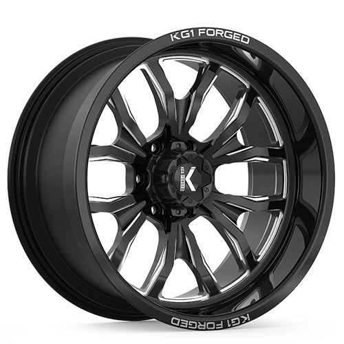 KG1 Forged Primacy KF001 Gloss Black Premium Milled - Part Number KF001241488GPM KG1 Forged Primacy KF001 Gloss Black Premium Milled Photo