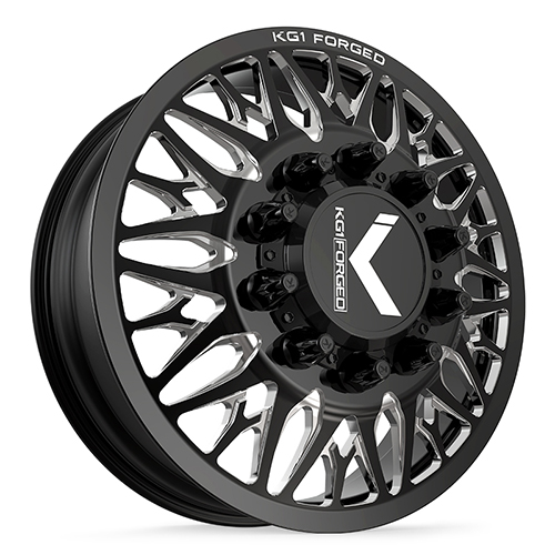 KG1 Forged Trident-D KD014 Gloss Black Premium Milled - Part Number KD014R2682528GPM KG1 Forged Trident-D KD014 Gloss Black Premium Milled Photo