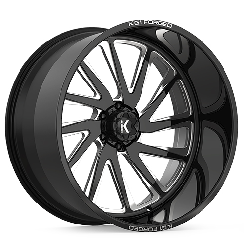 KG1 Forged Vile KF004 Gloss Black Premium Milled - Part Number KF004261687GPM-L KG1 Forged Vile KF004 Gloss Black Premium Milled Photo