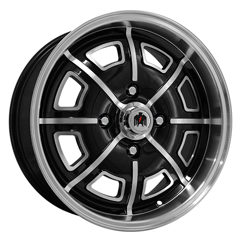 Klassik Rader 914 - V2 Gloss Black W/ Machined Face & Lip & Windows - Part Number PD17703140FM Klassik Rader 914 - V2 Gloss Black W/ Machined Face & Lip & Windows Photo