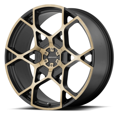 KMC Crosshair KM695 Satin Black With Machined Face and Tinted Face - Part Number KM69522967915 KMC Crosshair KM695 Satin Black With Machined Face and Tinted Face Photo