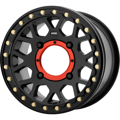 KMC KS235 Grenade Satin Black Beadlock - Part Number KS23557044710 KMC KS235 Grenade Satin Black Beadlock Photo