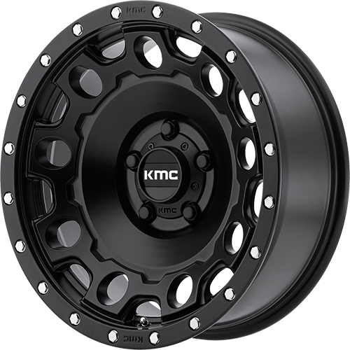 KMC KM529 Holeshot Satin Black - Part Number KM52978552734 KMC KM529 Holeshot Satin Black Photo