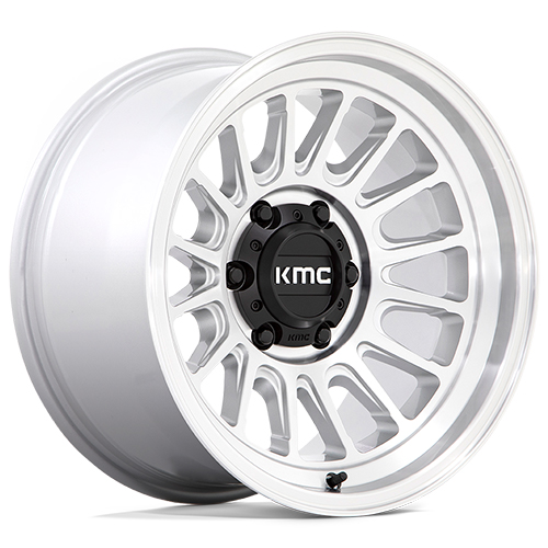 KMC KM724 Impact OL Silver Machined - Part Number KM72478550500US KMC KM724 Impact OL Silver Machined Photo