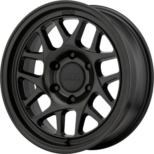 KMC KM717 Bully OL Satin Black - Part Number KM71778564718 KMC KM717 Bully OL Satin Black Photo