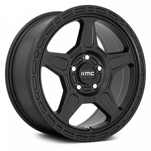KMC KM721 Alpine Satin Black - Part Number KM72178050738 KMC KM721 Alpine Satin Black Photo