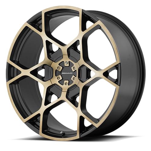 KMC KM695 Crosshair Satin Black W/ Machined DDT - Part Number KM69528567915 KMC KM695 Crosshair Satin Black W/ Machined DDT Photo