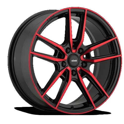 Konig Myth 55 Gloss Black W/ Red Tint - Part Number 55BR-MY7651443R Konig Myth 55 Gloss Black W/ Red Tint Photo