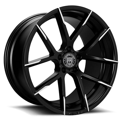 Lexani Stuttgart 801 Black Machined Tips - Part Number 801-2010-13-22MBT Lexani Stuttgart 801 Black Machined Tips Photo