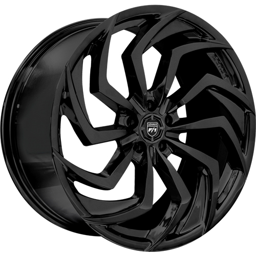 Lexani Shadow 698 Gloss Black - Part Number 698-2490-13-25FB Lexani Shadow 698 Gloss Black Photo