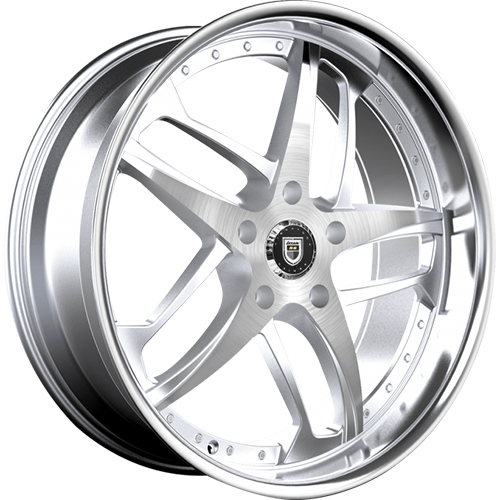 Lexani Solar 689 Silver Machined - Part Number 689-2290-61-35SMS Lexani Solar 689 Silver Machined Photo