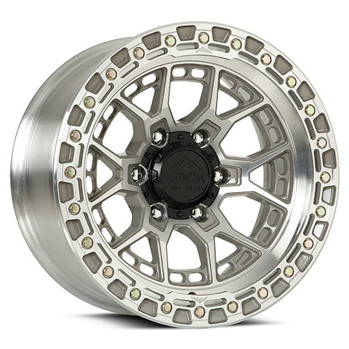 Lock Offroad Commando Machined W/ Clear Coat