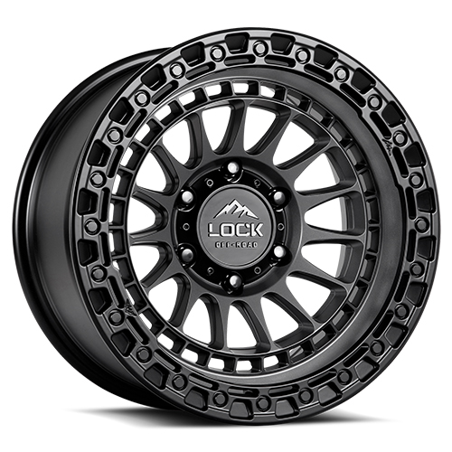 Lock Offroad Mojave Matte Grey W/ Matte Black Ring