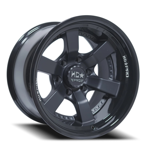 Luxxx LE Forged Lhd Pro 7 Sentry Matte Black w/ Gloss Black Lip