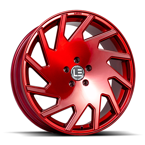 Luxxx LE LUX LE11 Brushed Face With Red Roja Clear Coat - Part Number LUXLE11208551143+30B-RF20 Luxxx LE LUX LE11 Brushed Face With Red Roja Clear Coat Photo