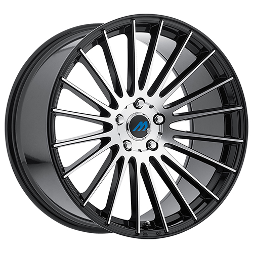 Mach Euro Concave ME.18 Gloss Black W/ Machined Face - Part Number ME18-2085LL35FGBMF Mach Euro Concave ME.18 Gloss Black W/ Machined Face Photo