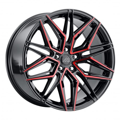 Mach Forged MF.6 Gloss Black W/ Red Face - Part Number MF6-2085HH15FGBRF Mach Forged MF.6 Gloss Black W/ Red Face Photo