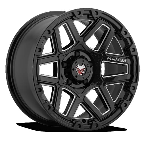 Mamba M23 595 Gloss Black W/ Machined Cut - Part Number 595MB-M238936125 Mamba M23 595 Gloss Black W/ Machined Cut Photo
