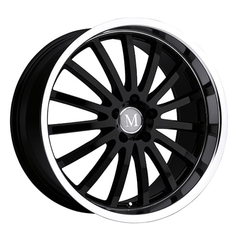 Mandrus Millenium Gloss Black W/ Chrome Lip - Part Number 2010MAM305112B66 Mandrus Millenium Gloss Black W/ Chrome Lip Photo