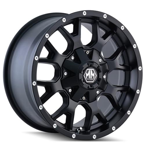 Mayhem Warrior 8015 Matte Black - Part Number 8015-7995MB18 Mayhem Warrior 8015 Matte Black Photo